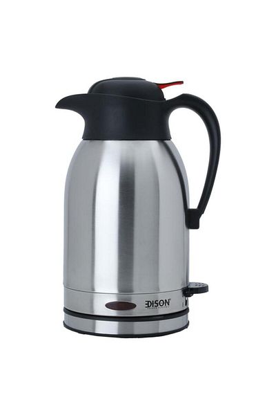 ALSAIF Steel Electric Thermos 1600 Watts 1.5 Liters Black Silver