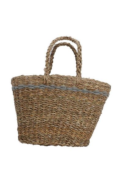 ALSAIF Wicker Thermos Bag 44 X 28 Cm Grey Brown