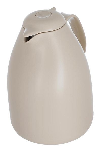 ALSAIF Plastic Thermos 1 Liter Squeeze Light Brown