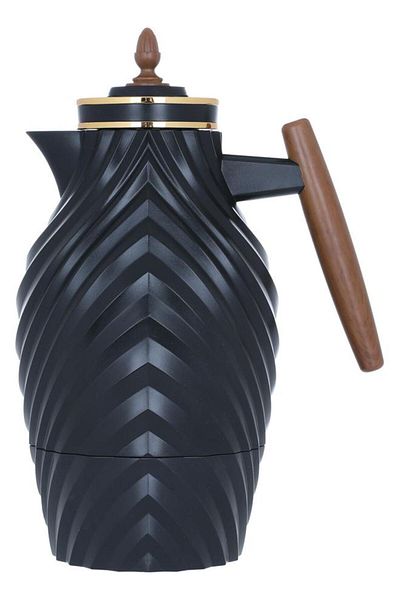 ALSAIF Plastic Thermos (Noora) 1 Liter Black