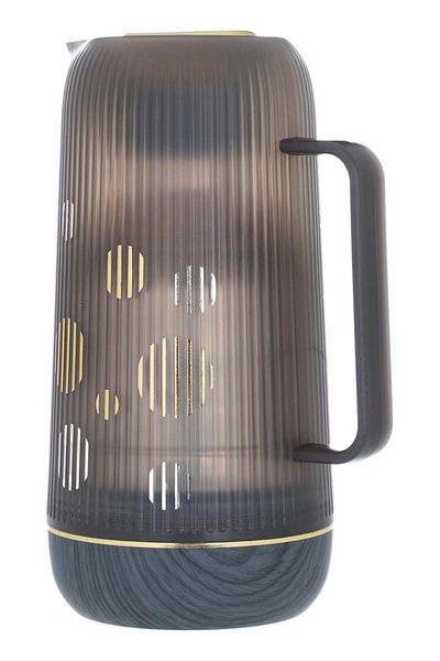 ALSAIF Harmony Pro Plastic Thermos 1 Liter Dark Grey