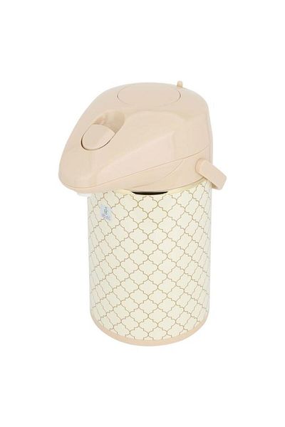 ALSAIF Jaguar Plastic Thermos 2.2 Litres Squeeze Beige