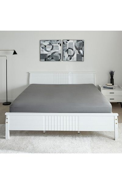 Home Box Essential Cotton King Fitted Sheet 180x200+36 cm