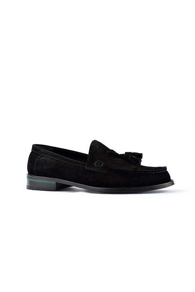 TETRİ Ανδρικά κλασικά παπούτσια Tetri Corcik 1200 Black Suede
