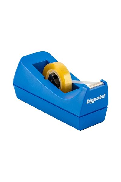 Bigpoint |   Tape Cutting Machine, 33 Mt, Medium Size, Blue, Compatible with 12-19 mm Tapes