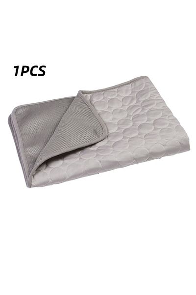 Choice 1pc 30x40cm 1pc Puppy Grey Ice Silk Cooling Pad Summer Cool Breathable Cooling Washable Reusable Bit