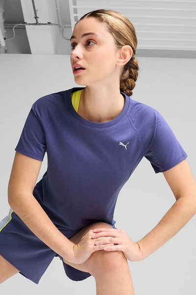 Puma W RUN VELOCITY TEE (tricou cu mânecă scurtă pentru femei TRI-B albastru