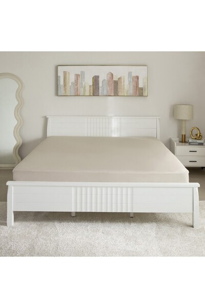 Home Box Purely Percale Queen Fitted Sheet 150x200+40 cm