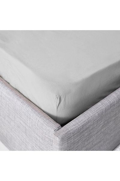 Home Box Ballina Solid Cotton Super King Fitted Sheet 200x200+33 cm