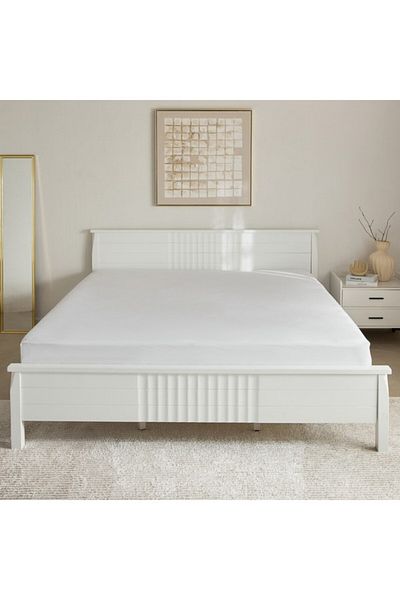 Home Box Purely Percale King Fitted Sheet 180x200+40 cm