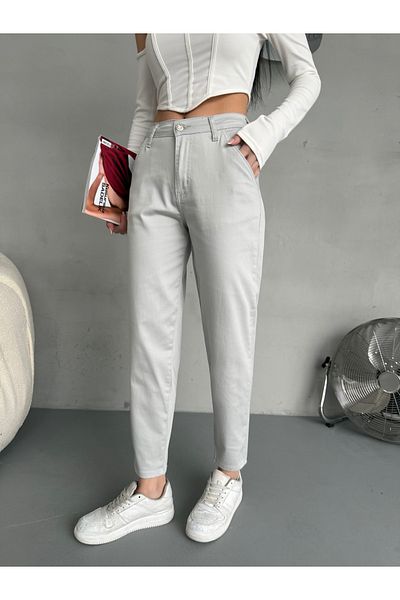 alanora High Waist Lycra Flexible Mom Pants