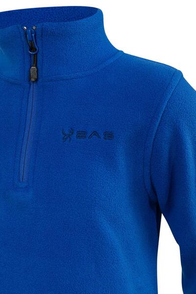 2AS Clara Çocuk Yarım Fermuarlı İnce Polar Sweatshirt