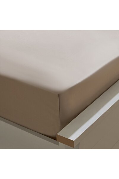 Home Box Opulent Luxe 400TC Cotton Solid Super King Fitted Sheet 200x200+40 cm