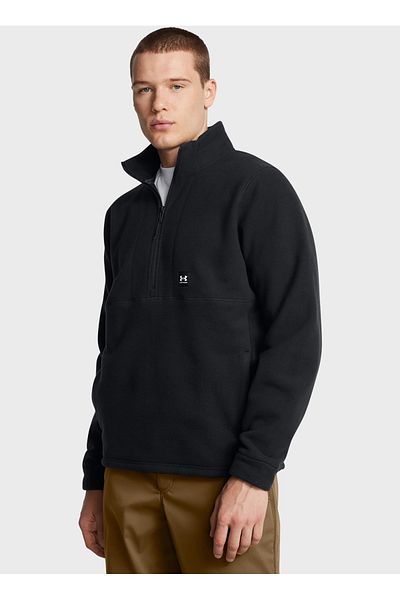 Under Armour البلوز الرجال الأسود طوق انغلق 1387570 -001 UA Expanse Fleece HZ