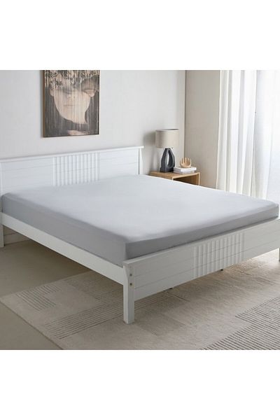 Home Box Essential King Cotton Fitted Sheet 180x200+36 cm