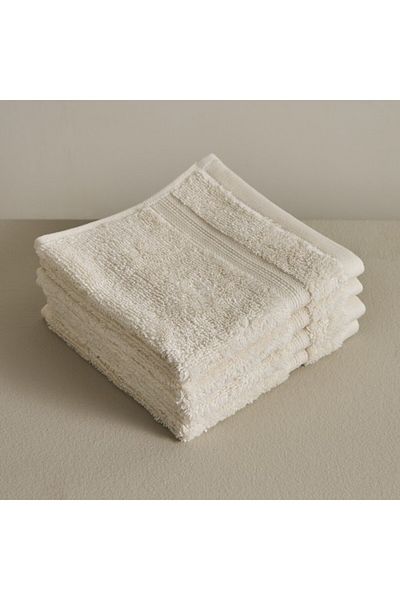 Home Box EverEco 4-Piece Cotton Bamboo Face Towel Set 30x30 cm