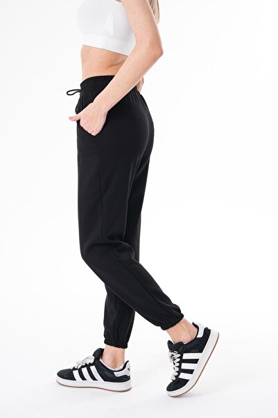 ŞİMAL Elastic Waist Detailed Single Women's Tracksuit 250207
