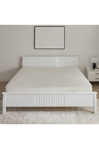 Home Box Hamilton Satin Striped King Fitted Sheet 180x200+36 cm