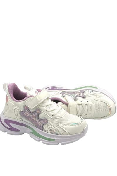 pepino Fy25-1965 Phlon Children's Sports Shoes - Light Sole, Velcro White