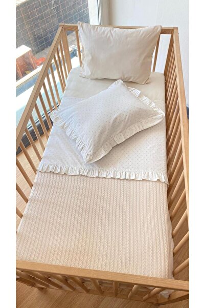 GAYE EV TEKSTİLİ طقم بيكيه أطفال معتمد من القطن بنسبة 100%