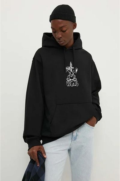 Vans Bărbați Black Vans Crazy Eddy 66 Loose Black mikina