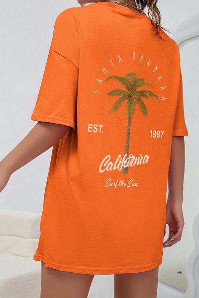 uyguntarz Μπλουζάκι με στάμπα California Unisex Oversize