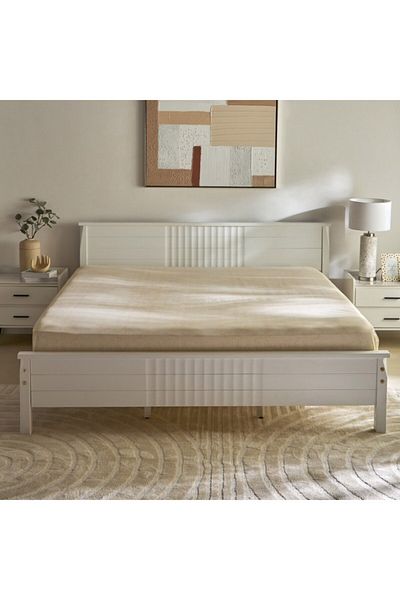Home Box Matrix Coral King Fitted Sheet 180x200+20 cm