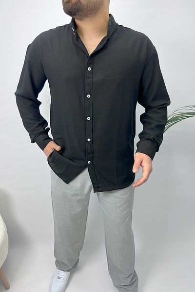 bafatex Πουκάμισο Oversize από λινό μπαμπού