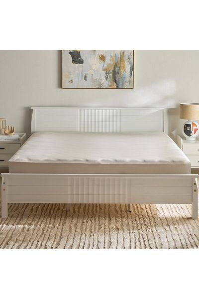 Home Box Opulent Luxe 400TC Cotton Solid Queen Fitted Sheet 150x200+40 cm