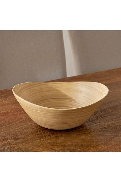 Home Box Belmonte Natural Spun Bamboo Tray 30x24x10 cm
