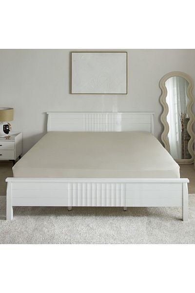 Home Box Purely Percale Olympic Queen Fitted Sheet 160x200+40 cm