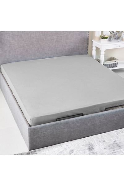 Home Box ملاءة سرير Ballina Queen المصنوعة من القطن الصلب مقاس 150x200+33 سم