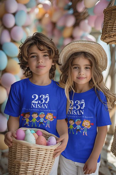 MYADA 23 aprilie Tricou pentru copii imprimat Ziua Suveranității Speciale pentru copii