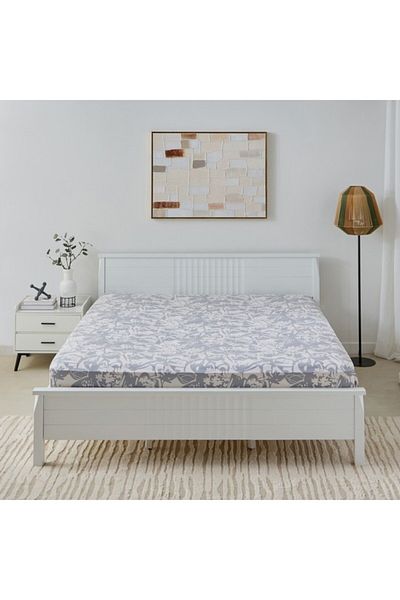 Home Box Aurora Heya Printed Cotton Queen Fitted Sheet 150x200+33 cm