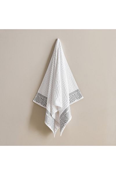 Home Box Skyline Mirage Lurex Patterned Cotton Bath Towel 70x140 cm