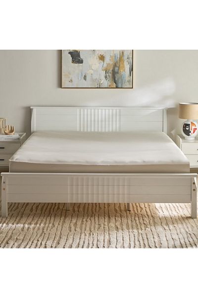 Home Box Opulent Luxe 400TC Cotton Solid Olympic Queen Fitted Sheet 160x200+40 cm