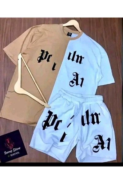 PENTHİLUS 2 Color Unisex Shorts T-Shirt Set