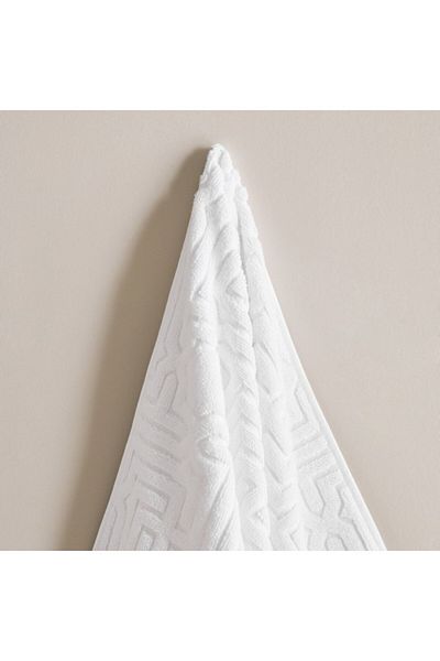 Home Box Skyline Mirage Lurex Patterned Cotton Bath Sheet 80x150 cm