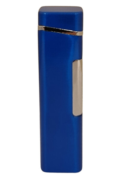 PremiumQuality Mavi Tek Torch Pürmüz Metal Puro Çakmağı