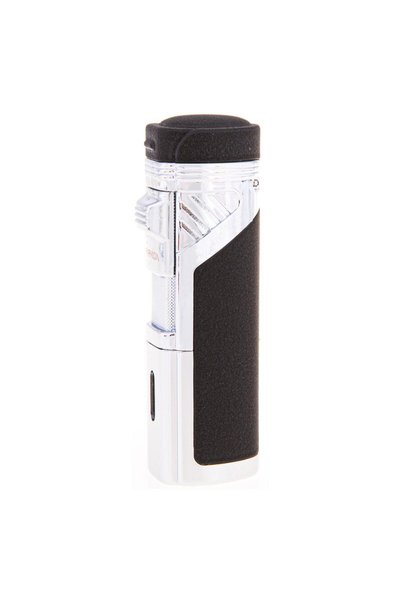 Parmida 4 Torch Pürmüz Siyah Puro Çakmağı - TR3521