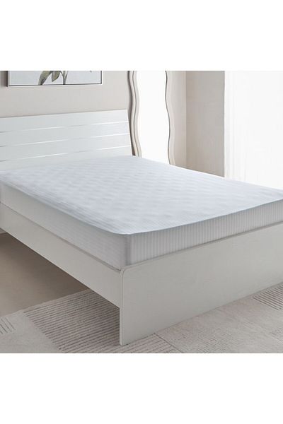 Home Box Hamilton Satin Stripe Olympic Queen Fitted Sheet 160x200+36 cm