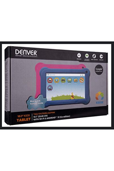 Denver TAQ-10473K 2GB+16GB Android 10GO 1.2GHZ Koruma Kılıflı 10.1Android Tablet
