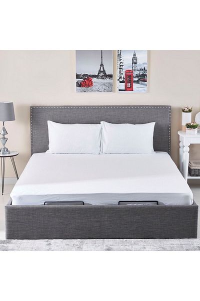 Home Box Ballina Solid Cotton King Fitted Sheet 180x200+33 cm