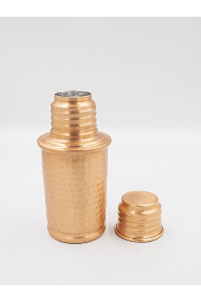 Bakır Concept مطرقة قارورة نحاسية صغيرة الحجم بلون نحاسي غير لامع