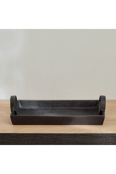 Home Box Orbet Aluminium Decorative Tray 33x19x8 cm