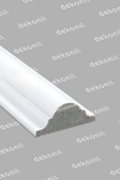 Dekonil Beyaz Boyanabilir 4 Cm Duvar Çıtası (4 Adet 120 Cm)
