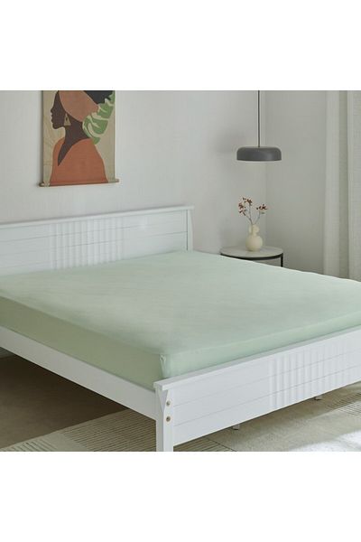 Home Box Derby Solid Microfiber Olympic Queen Fitted Sheet 160x200+25 cm