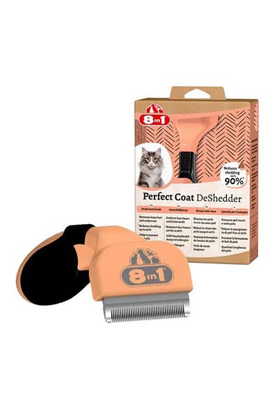 8in1 Perfect Coat Deshedder Furminator Hair Collector Cat Comb for Cats