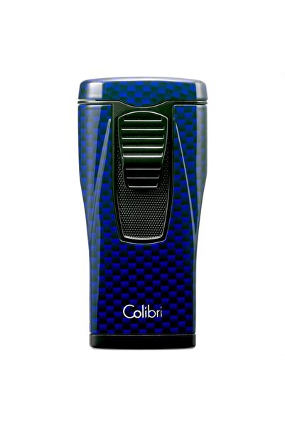 Colibri Monaco 3 Torch Pürmüz Mavi Karbon Fiber Puro Çakmağı