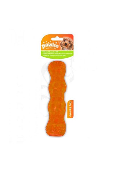 Pawise Squeaky Stick-Plastic Dog Tooth Bone 18cm